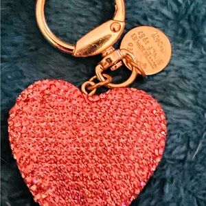 Fashion heart keychain or bag charm
